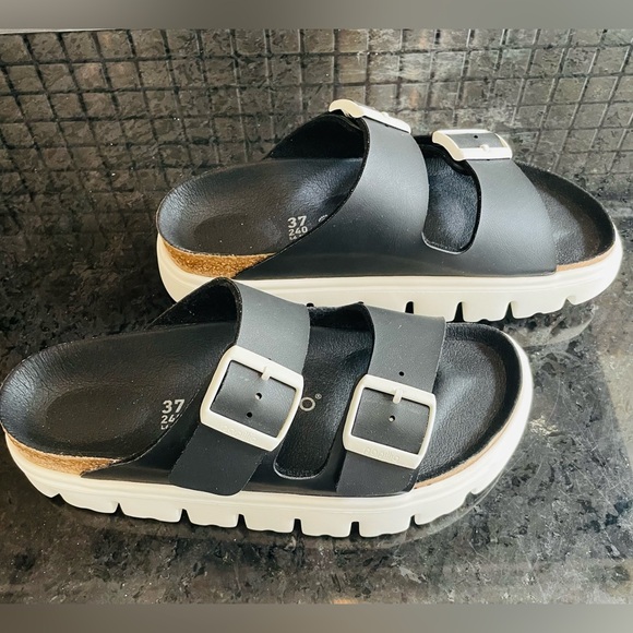 Papillon by Birkenstock Arizona Platform Slide Sandals - Picture 2 of 8